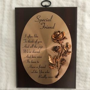 Friend Plaque